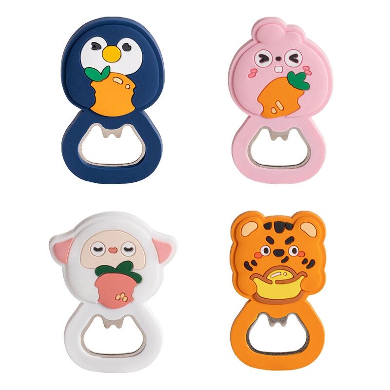 Creative Cute Cartoon Animal Magnetic Beer Bottle Opener